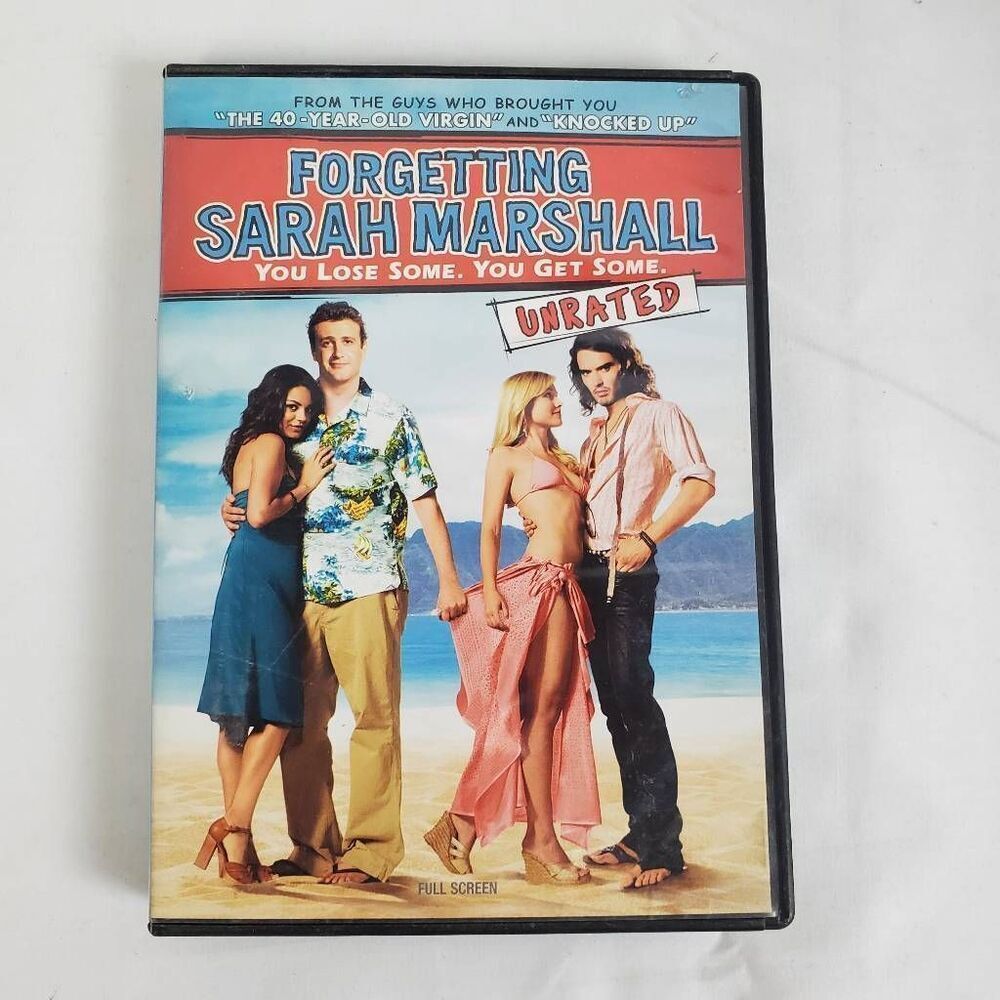 Forgetting Sarah Marshall DVD Unrated Full Screen Comedy Jason Segel